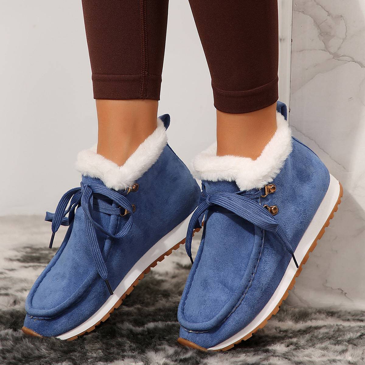 Luna™ | Cozy Suede Ankle Boots - Éala Ardmore