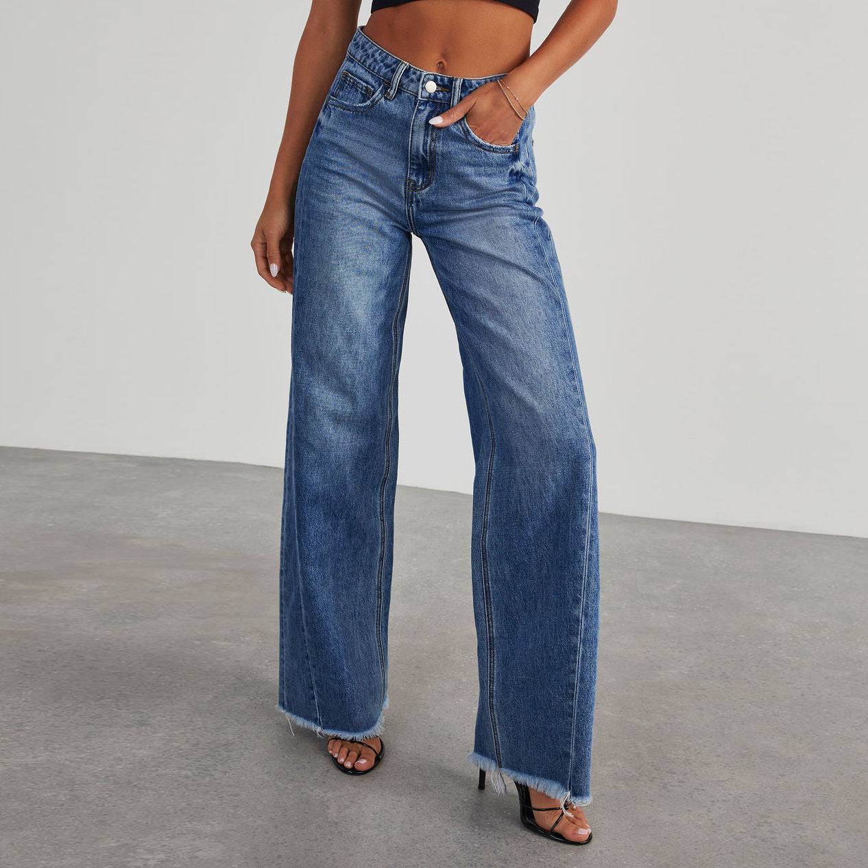 Uma™ | High-Waist Wide-Leg Jeans - Éala Ardmore