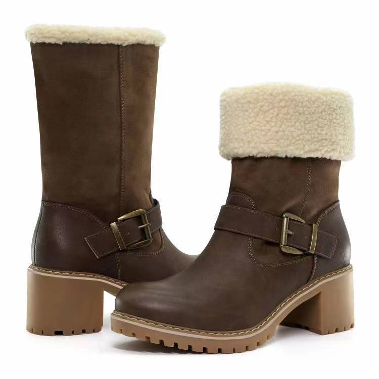 Freya® | Warm Buckle Boots - Éala Ardmore