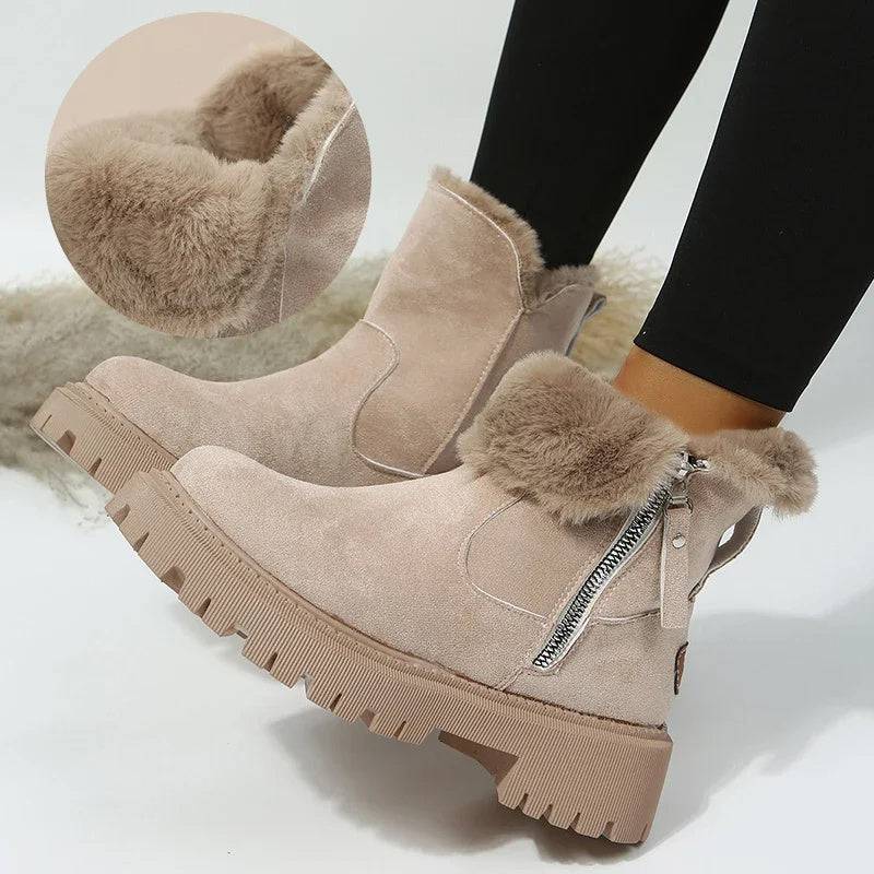 Sienna™ | Foldable Plush Winter Boots - Éala Ardmore