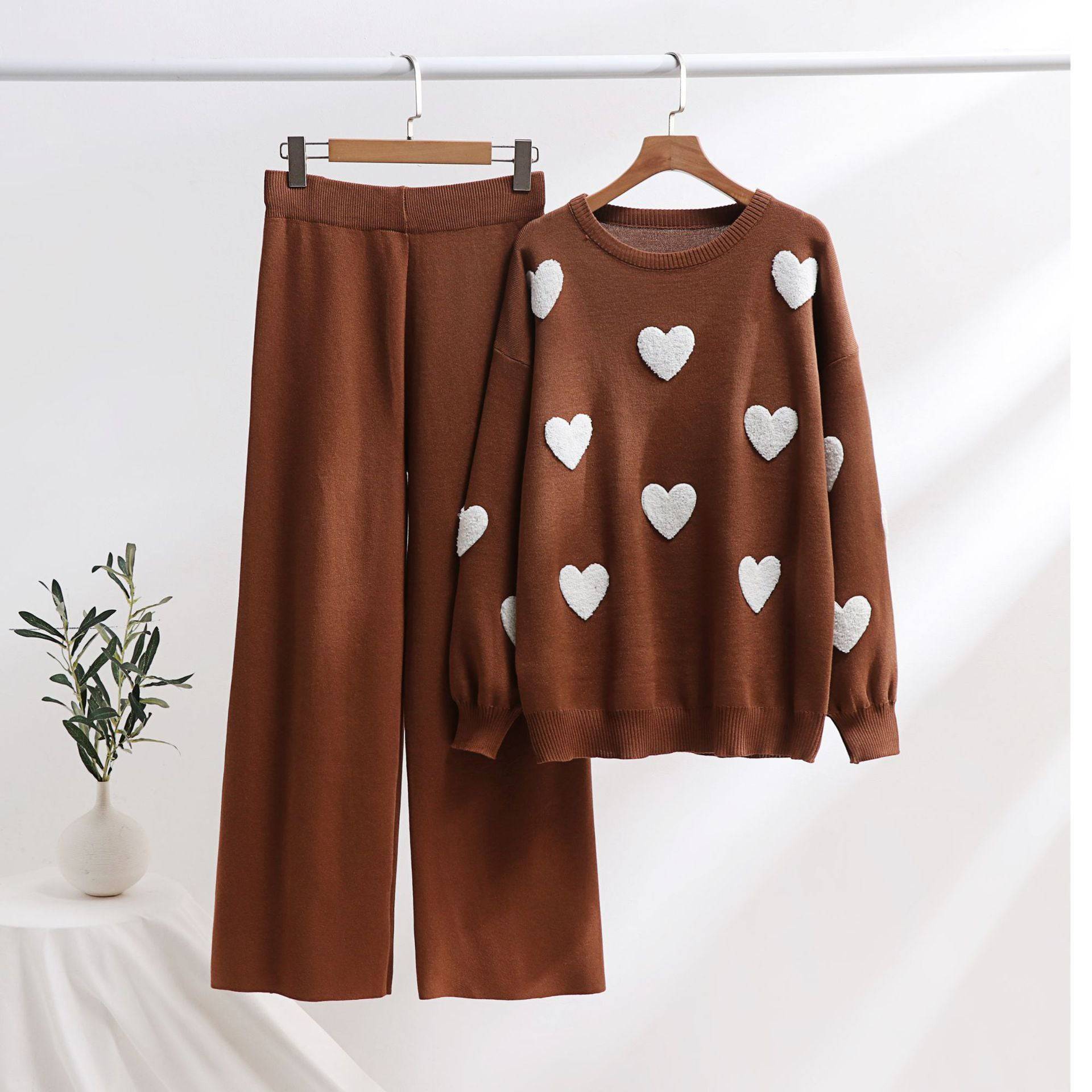 Nina™ | Heart Knit Two-Piece Set - Éala Ardmore