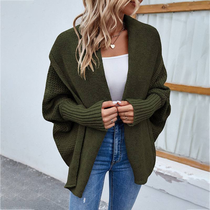 Aurora™ | Batwing Lapel Knit Cardigan - Éala Ardmore