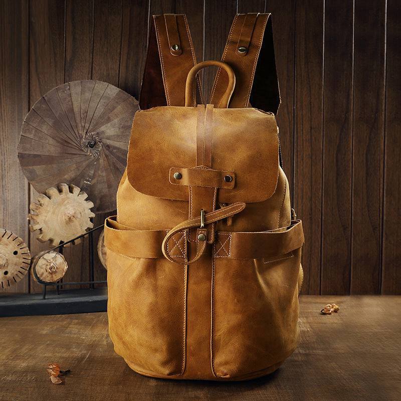 Arden™ | Vintage Leather Travel Backpack - Éala Ardmore