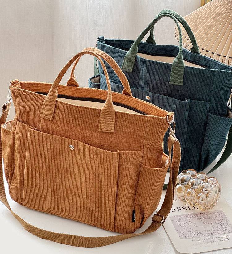 Eva™ | Everyday Corduroy Tote - Éala Ardmore