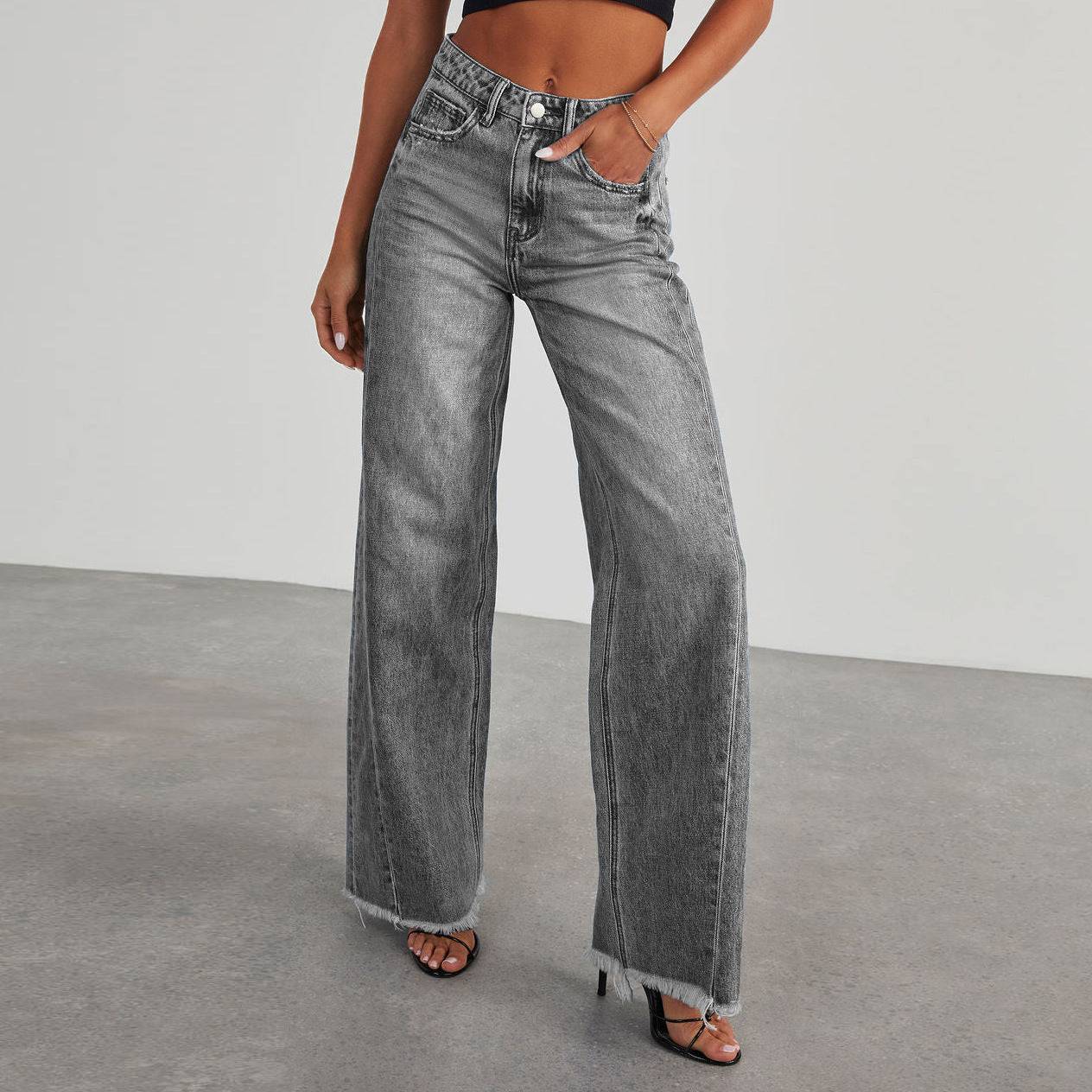 Uma™ | High-Waist Wide-Leg Jeans - Éala Ardmore