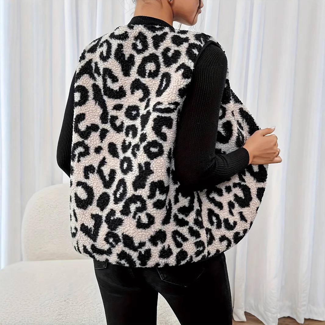 Anastasia™ | Leopard Print Vest - Éala Ardmore