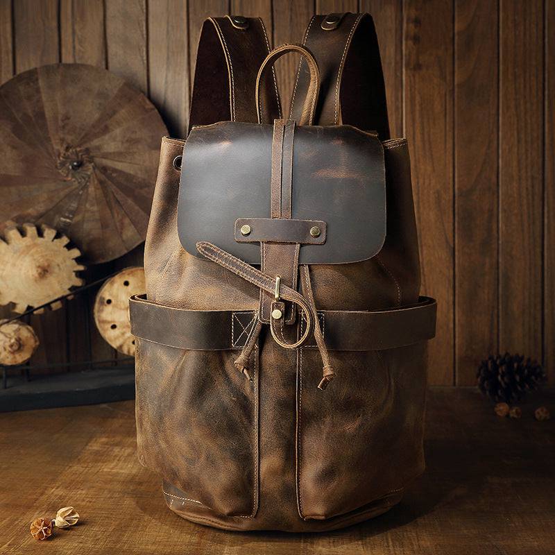 Arden™ | Vintage Leather Travel Backpack - Éala Ardmore