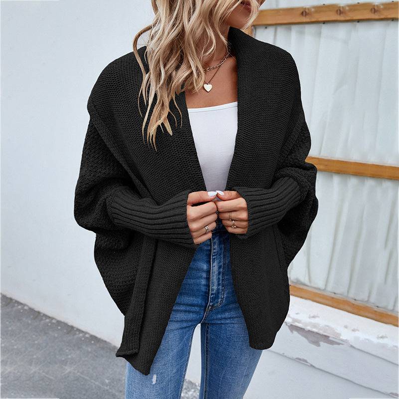 Aurora™ | Batwing Lapel Knit Cardigan - Éala Ardmore